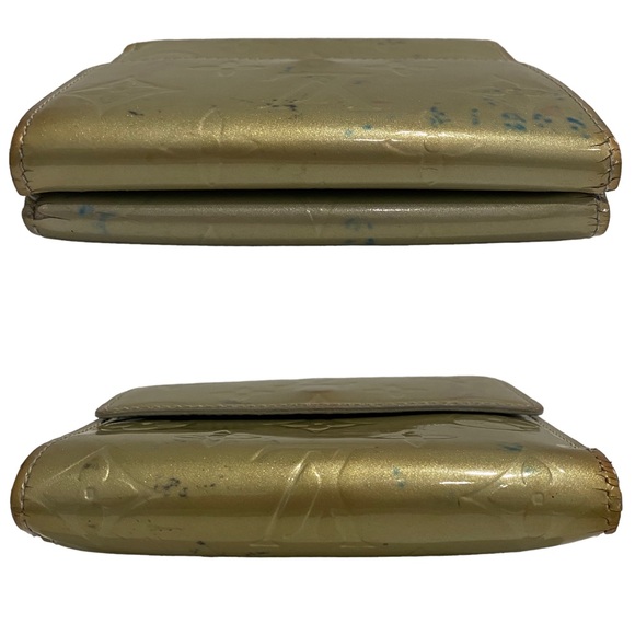 Louis Vuitton Perle Yellow Monogram Vernis Ludlow Wallet - fold out - leather - Picture 4 of 16